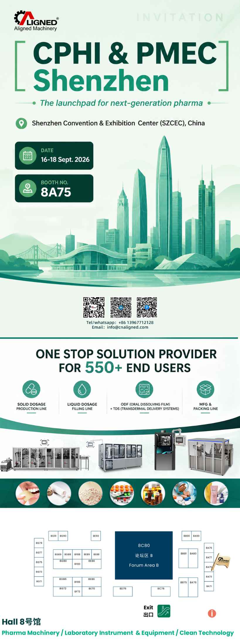 Aligned Machinery to Exhibit at CPHI & PMEC Shenzhen 2026-1